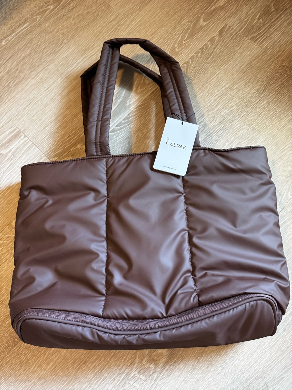 Calpak Luka Expandable Laptop Tote
in Walnut NWT